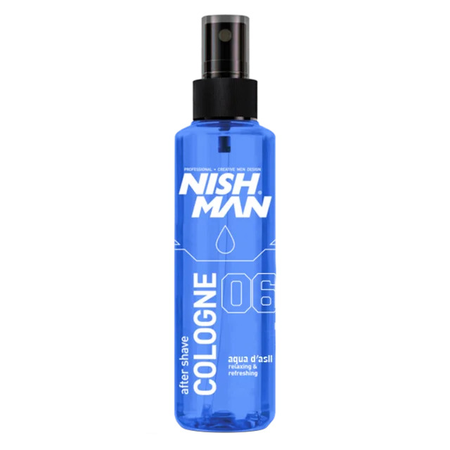 Одеколон после бритья NISHMAN COLOGNE №6 aqua d’asil 150 мл
