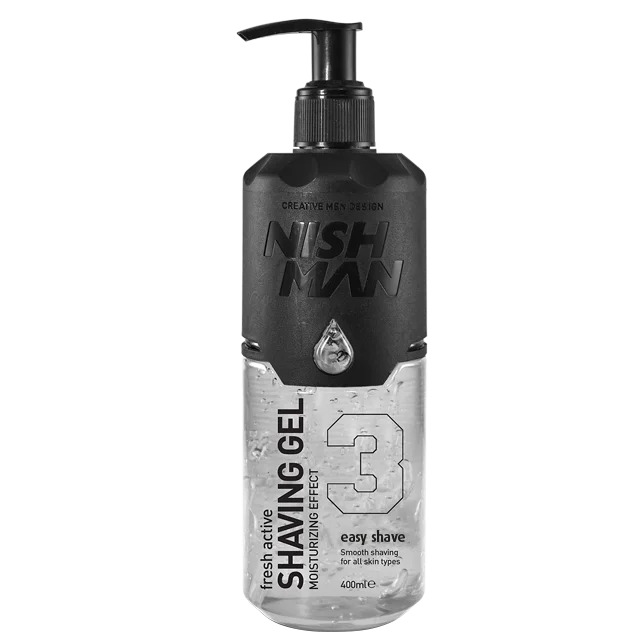 NISHMAN Гель для бритья SHAVING GEL №3 400 мл